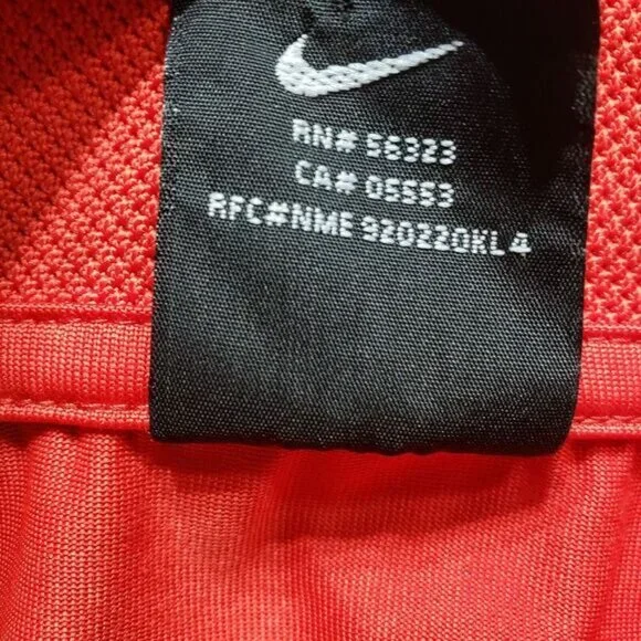 Nike Polo Shirt Mens‎ Large Red Short Sleeve Branded Golf - Picture 7 of 13